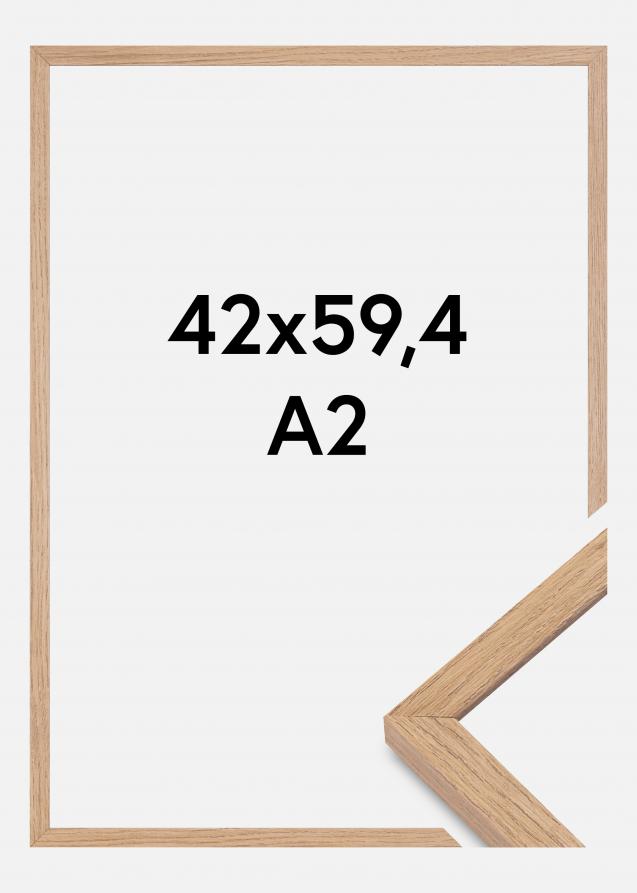 Ramme Montgomery Matt Antirefleksglass Eik 42x59,4 cm (A2)