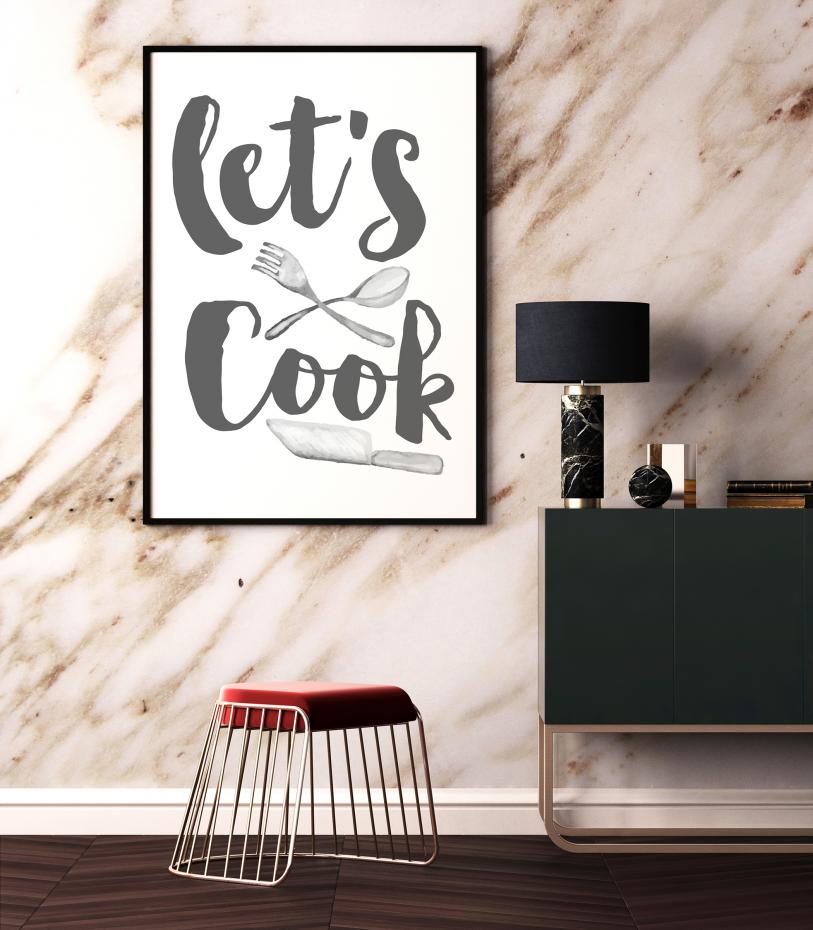 Let's Cook Plakat