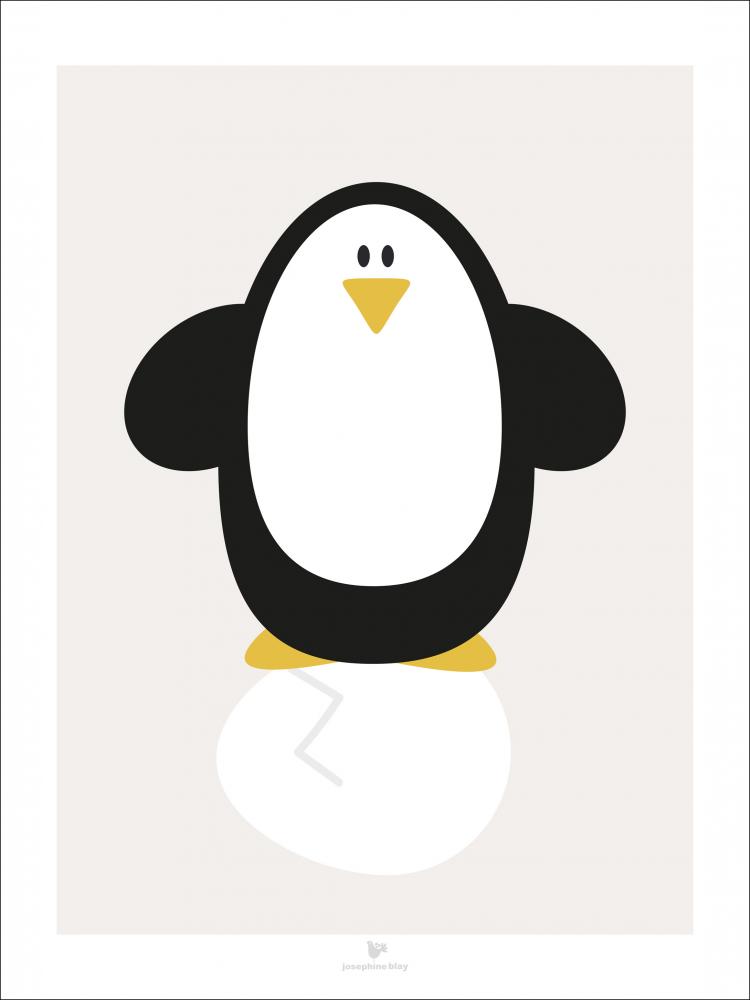 Penguin - Blue Plakat