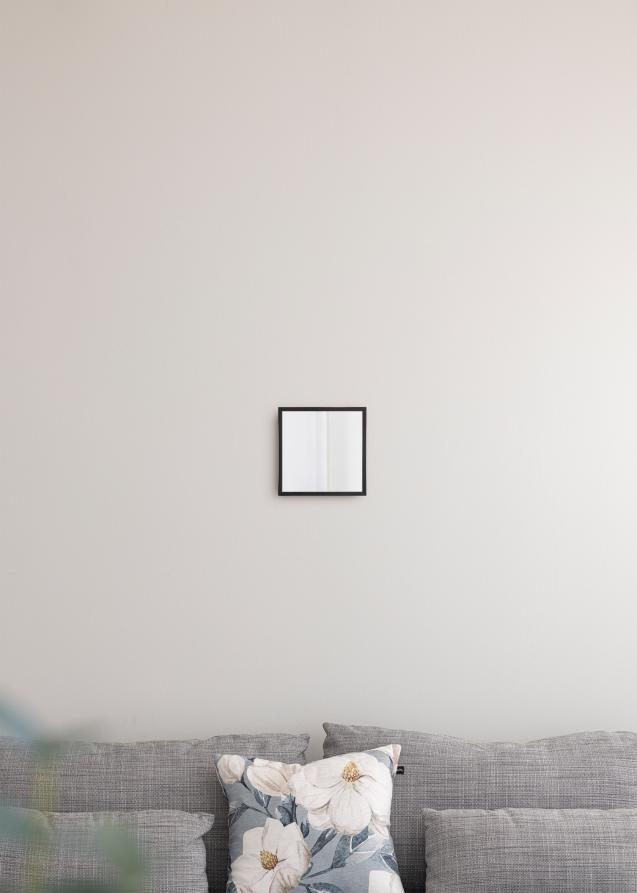 Speil Chicago Matt Svart 21x21 cm