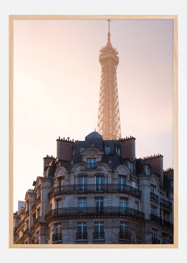 The peeking Eiffel Plakat