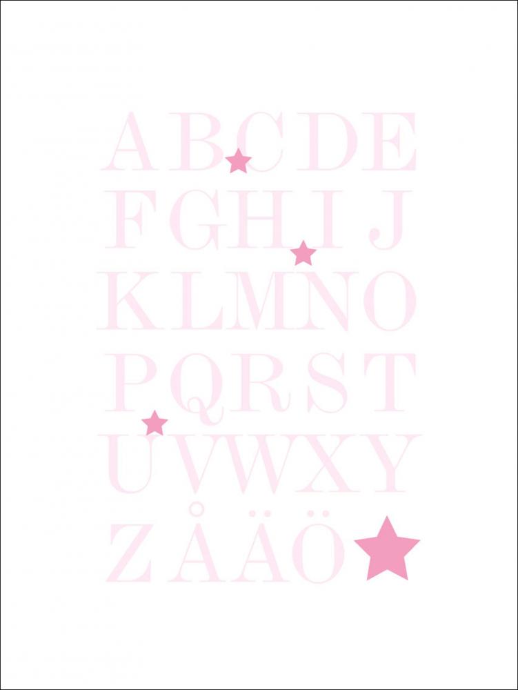 ABC - Rosa Plakat