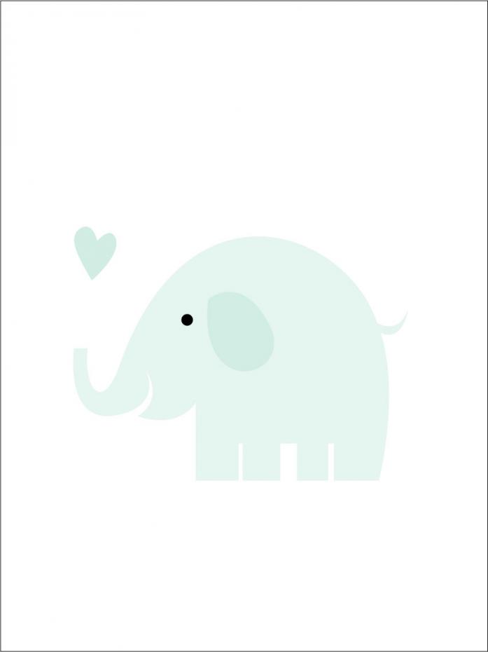 Elefant Solo - Isbl Plakat