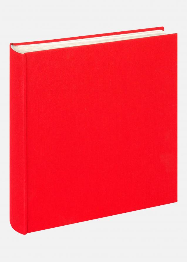 Cloth Album Rød - 28x29 cm (100 Hvite sider / 50 ark)