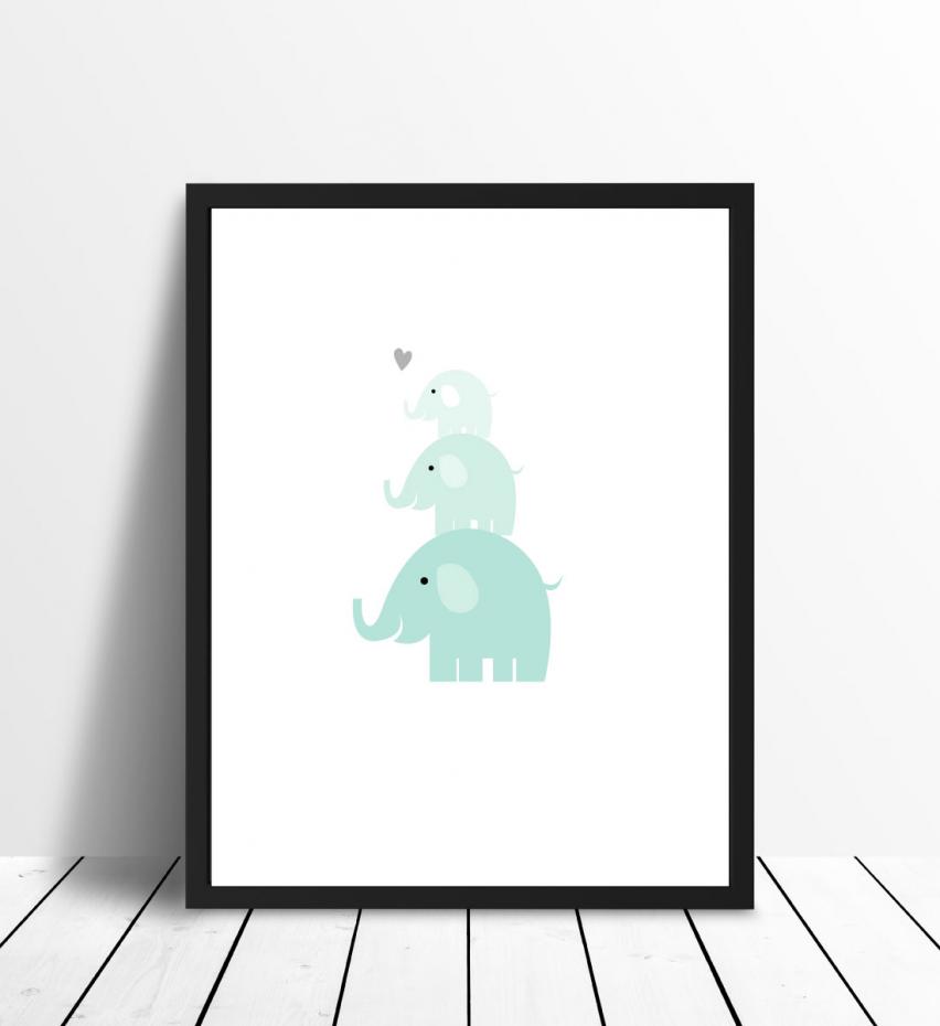 Elefant Trio - Isbl Plakat