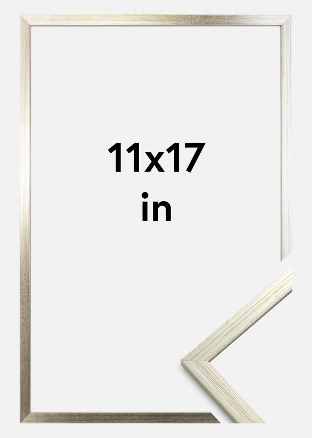Ramme Edsbyn Sølv 11x17 inches (27,94x43,18 cm)