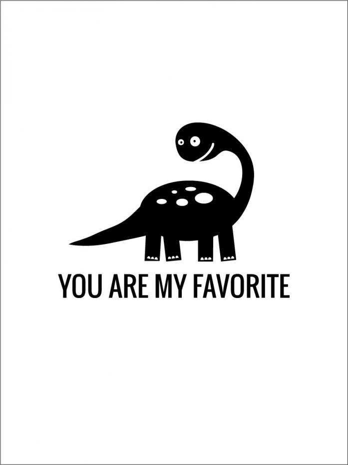 Dino Favorite Plakat