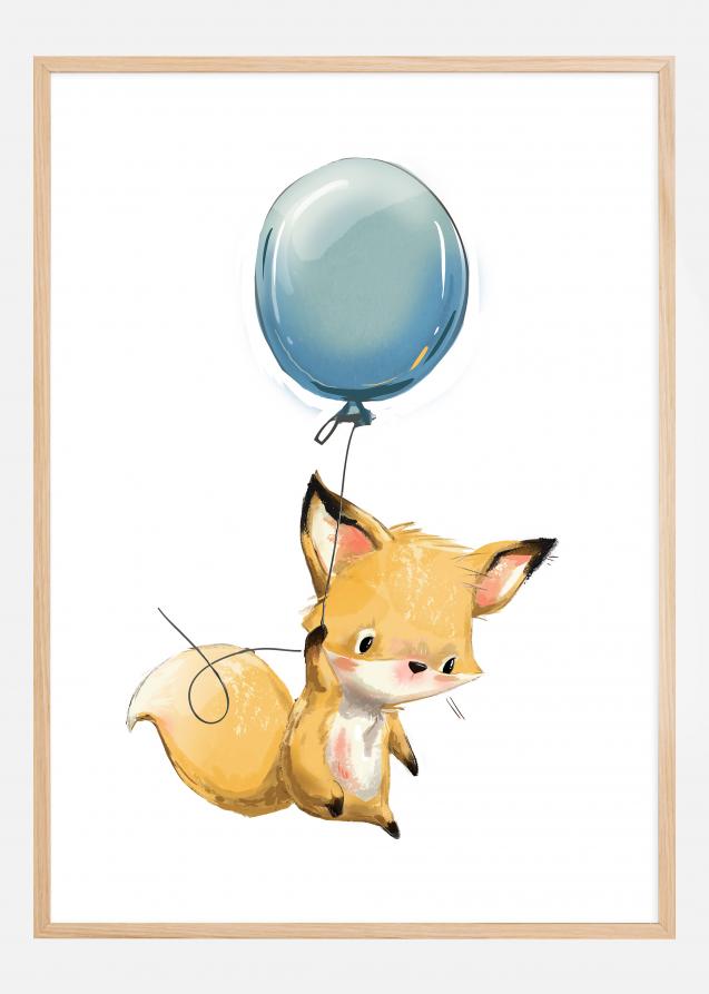 Fox Balloon Plakat