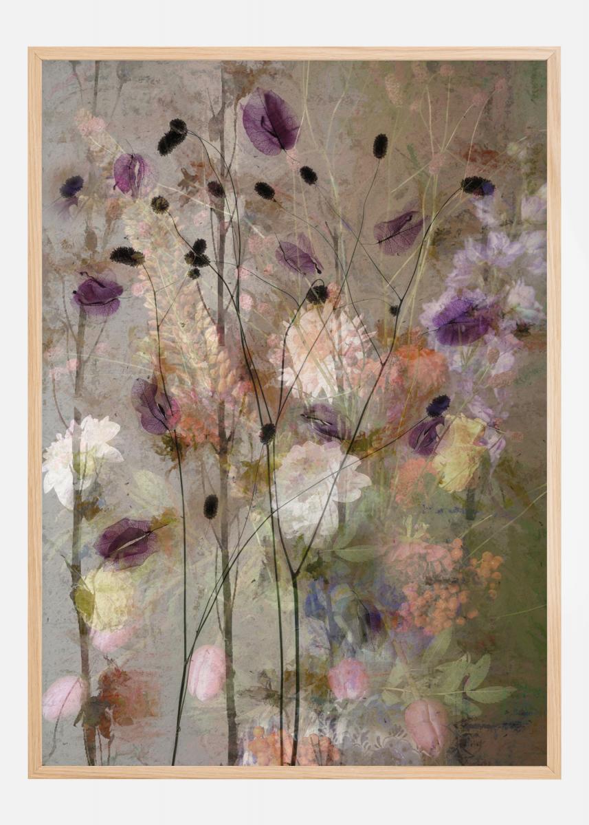 Painterly Flowers Plakat