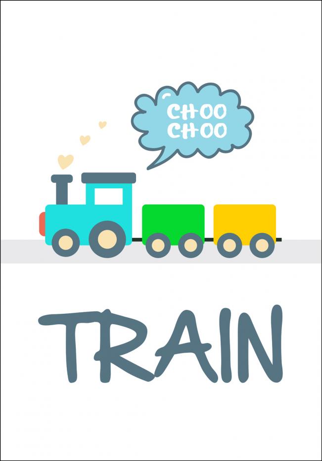 Train Choo Choo Plakat