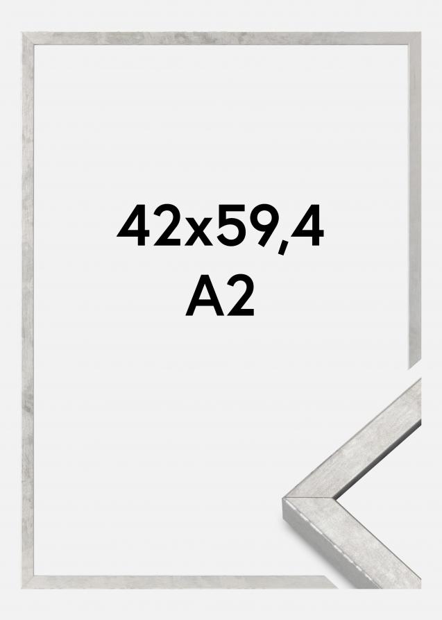 Ramme Ares Akrylglass Sølv 42x59,4 cm (A2)