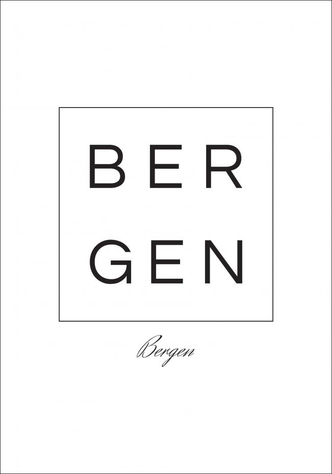 Bergen - Poster