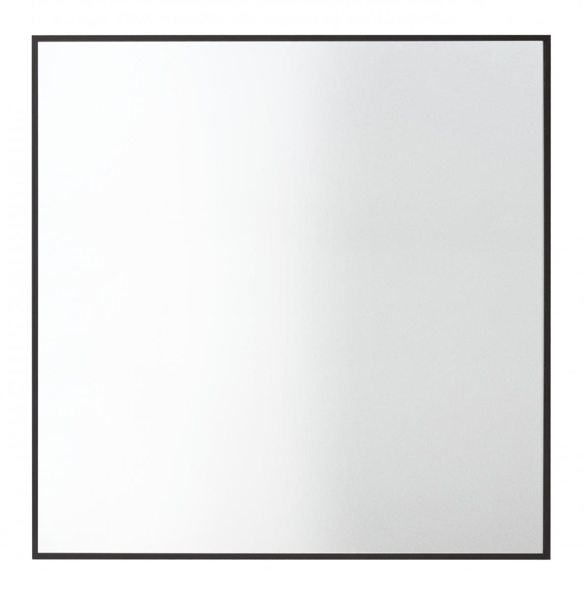 Speil View by Lassen svart 70x70 cm