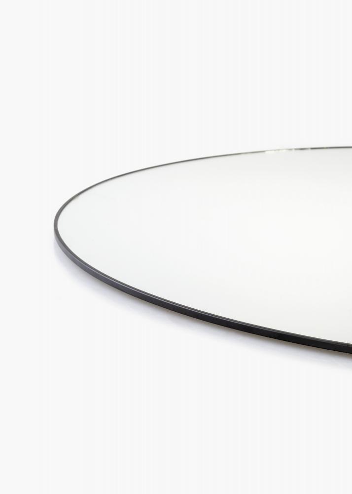 KAILA Round Mirror - Thin Black 70 cm 