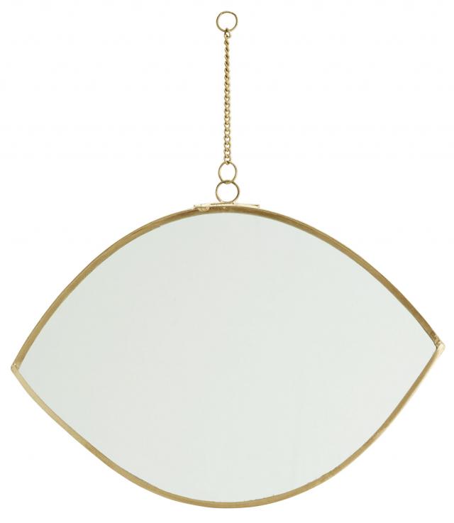 Speil Lite Øye Messing 16 cm