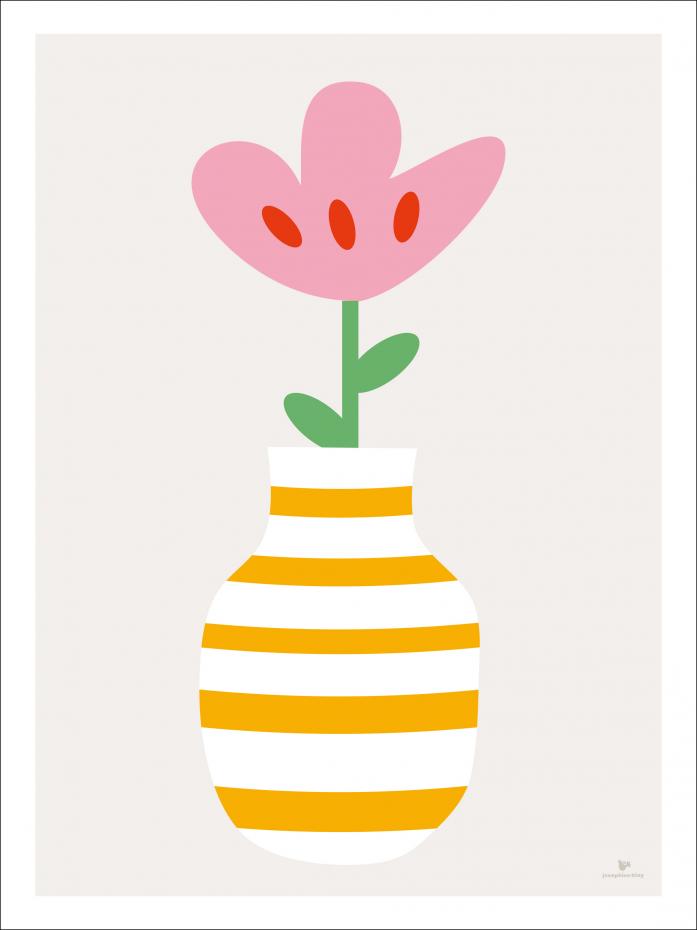 Flower - Beige Plakat