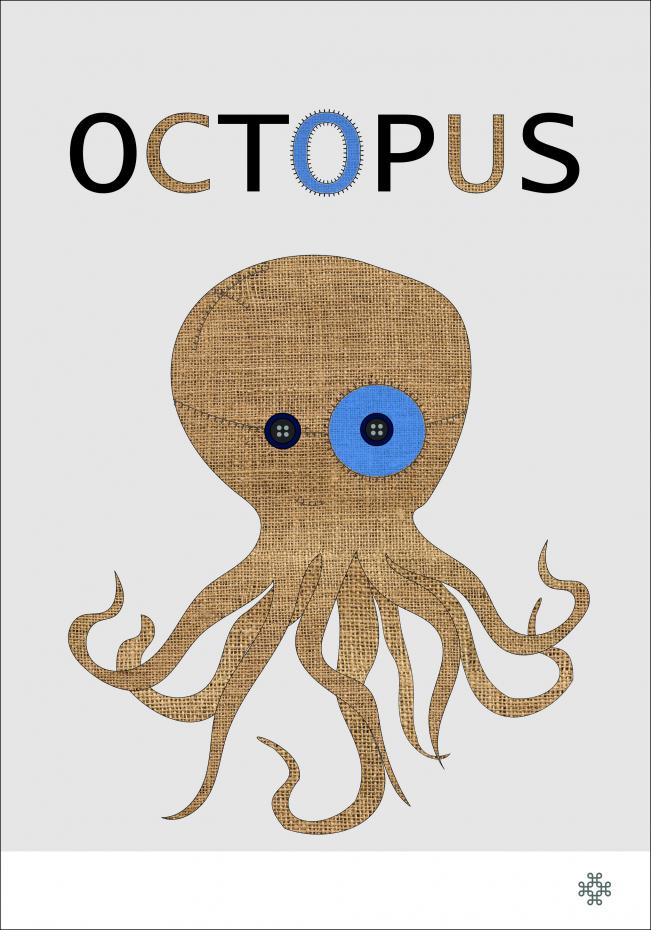 Fabric octopus Plakat