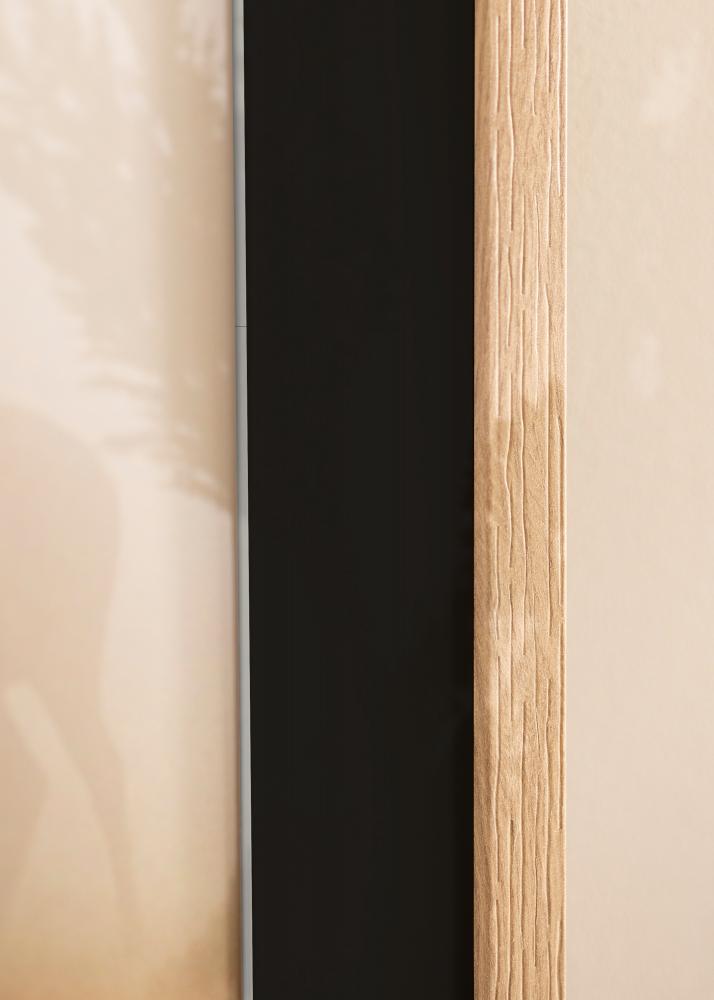 Ramme Stilren Eik 40x60 cm - Passepartout Svart 32,9x48,3 cm
