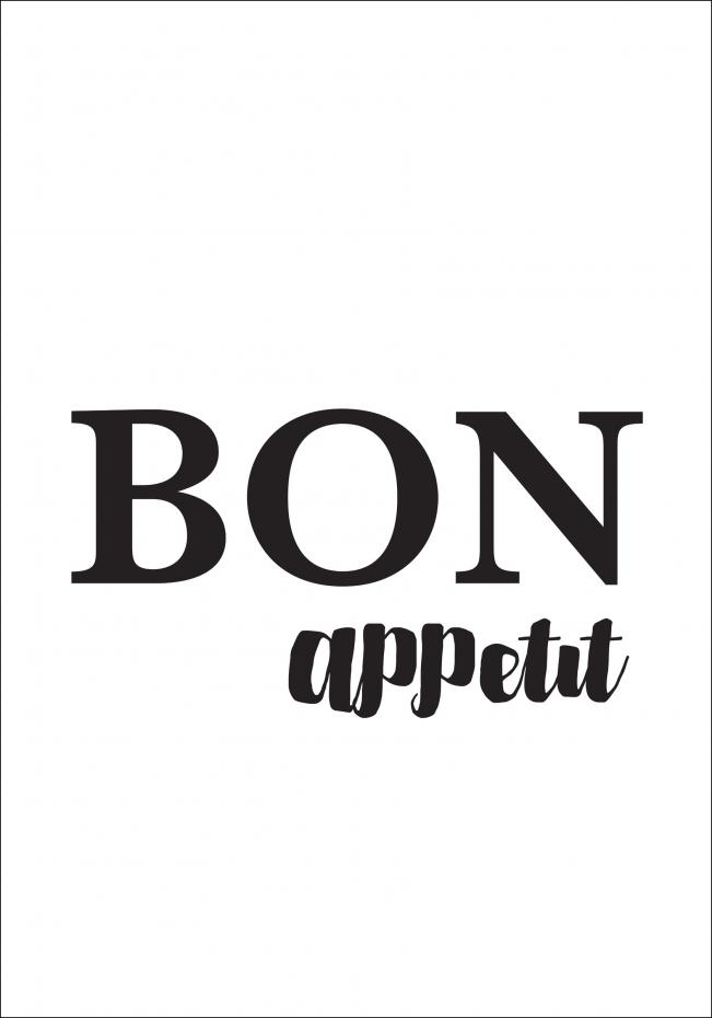 Bon appetit - Poster Plakat