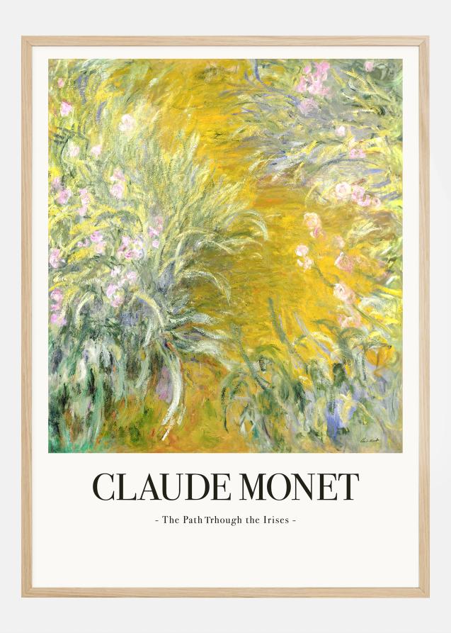 Claude Monet -The Path Through The Irises Plakat