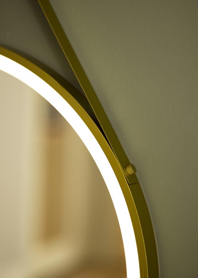 KAILA Speil Belt LED Guld 60 cm 