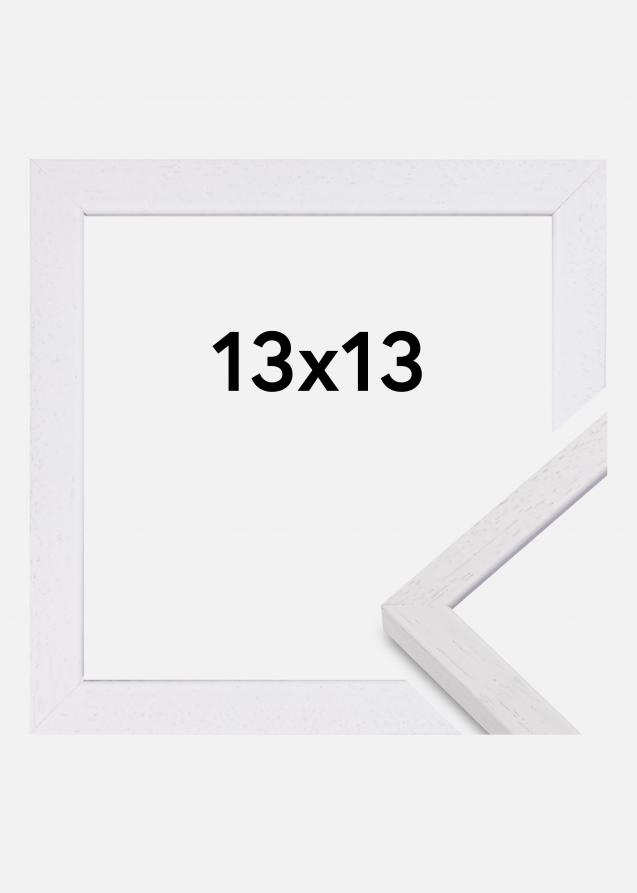 Ramme Glendale Matt Antirefleksglass Hvit 13x13 cm