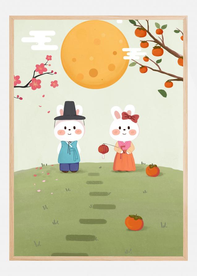 Happy Mid Autumn Festival Tradition Plakat