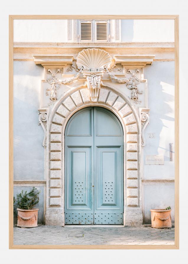 Blue Rome Door Plakat