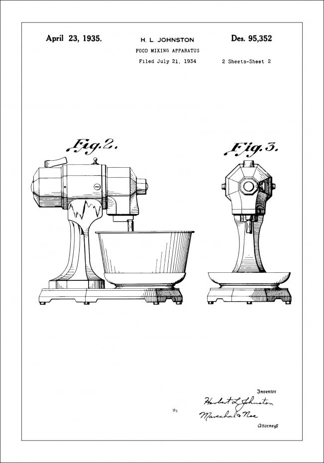 Patenttegning - Hndmikser II - Poster