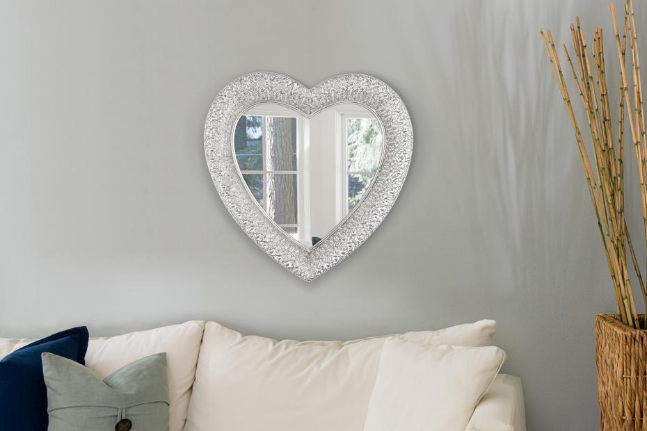 Speil Heart Marrakesh Slv 54x55 cm