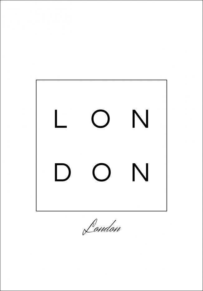 London poster Plakat