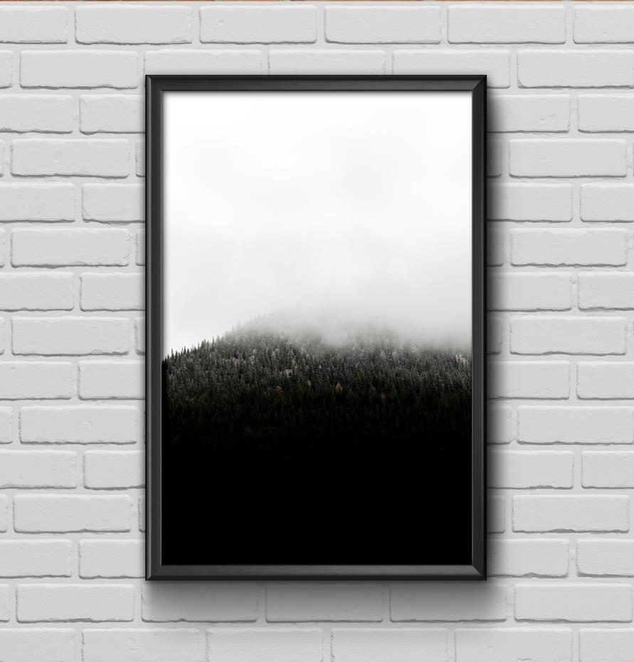 Misty mountain Plakat
