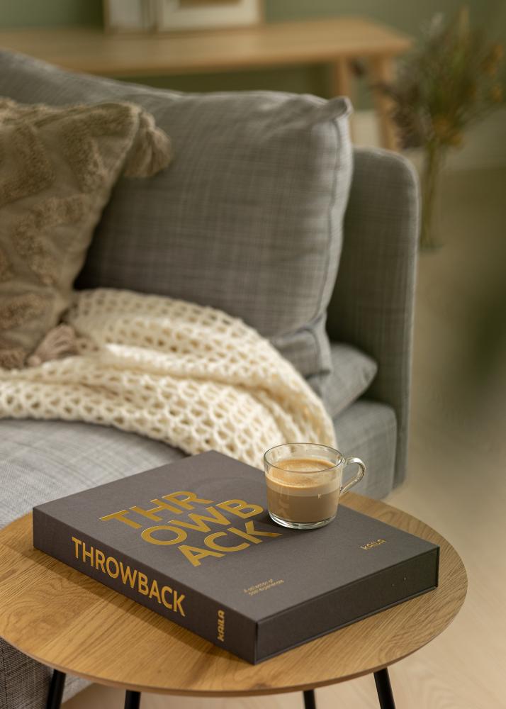 KAILA THROWBACK Black XL - Coffee Table Photo Album (20 Svarte Sider)