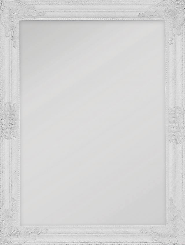 Speil Bologna Hvit 50x70 cm