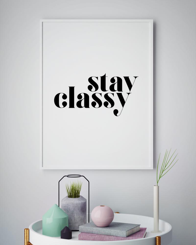 Stay classy