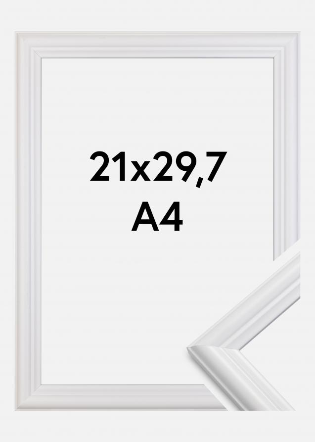 Ramme Siljan Akrylglass Hvit 21x29,7 cm (A4)