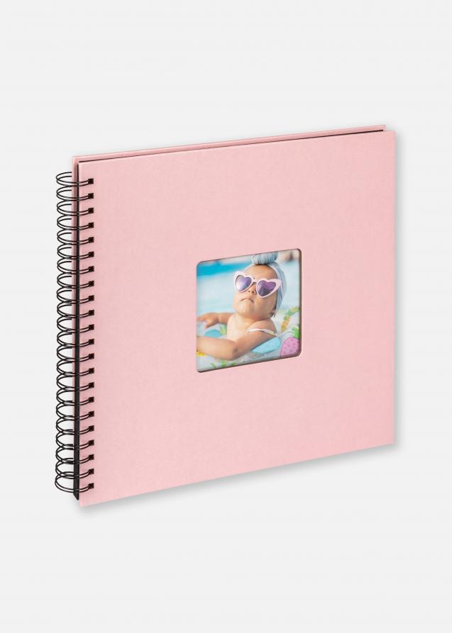 Fun Babyalbum Rosa - 30x30 cm (50 Svarte Sider/25 ark)