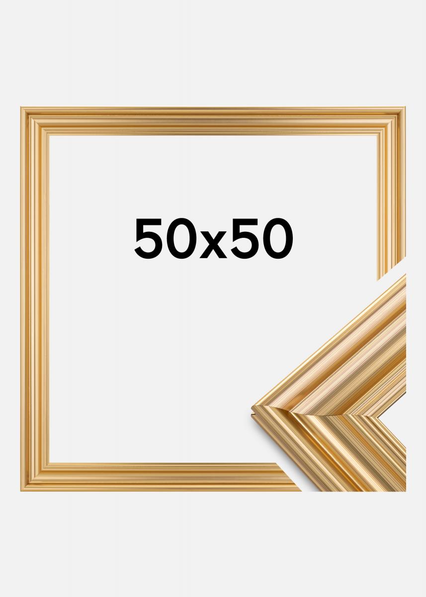 Profilert 50x50 ramme i gull