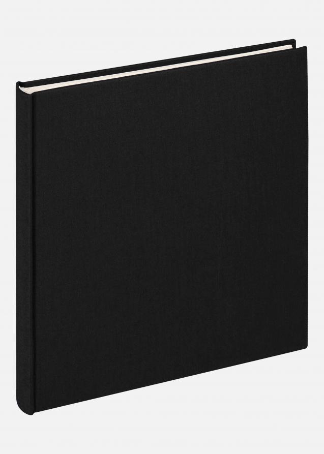 Cloth Album Svart - 22,5x24 cm (40 Hvite sider / 20 ark)