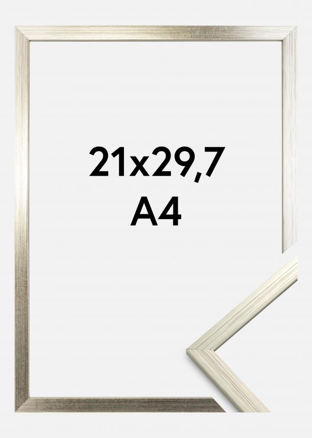 Ramme Edsbyn Akrylglass Sølv 21x29,7 cm (A4)