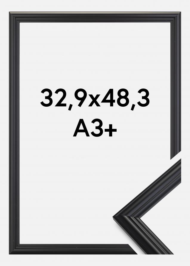Ramme Siljan Svart 32,9x48,3 cm (A3+)