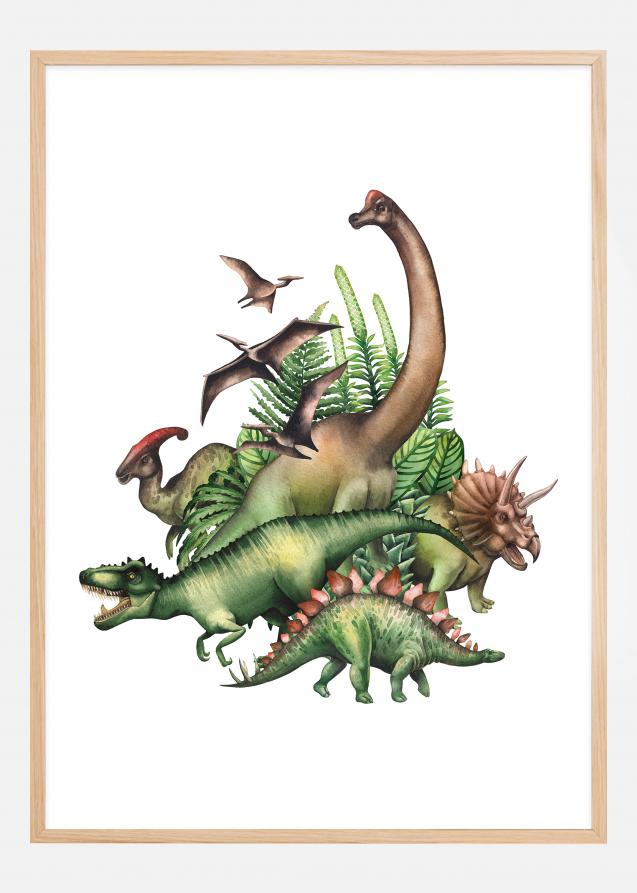 Dinos in the jungle Plakat