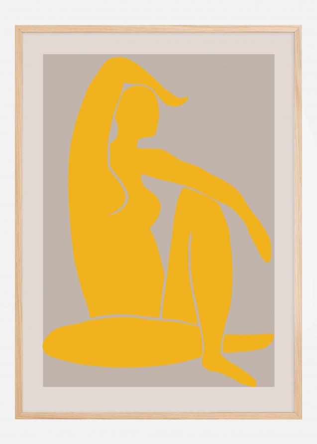 Yellow Figure Plakat