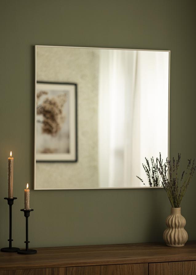 Speil Minimal White 70x70 cm