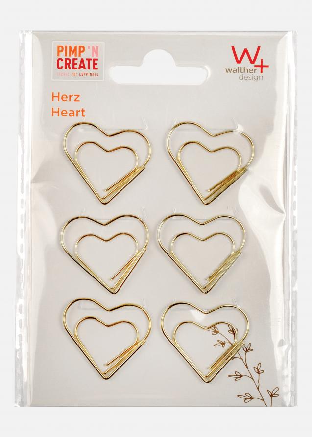 PAC Metall Paperclip Heart Gull