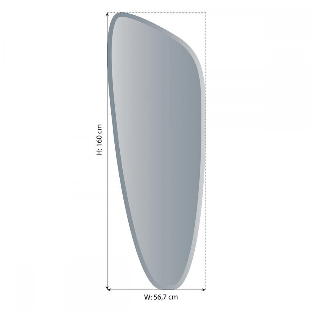 Speil Prestige Warm Grey 160x57 cm
