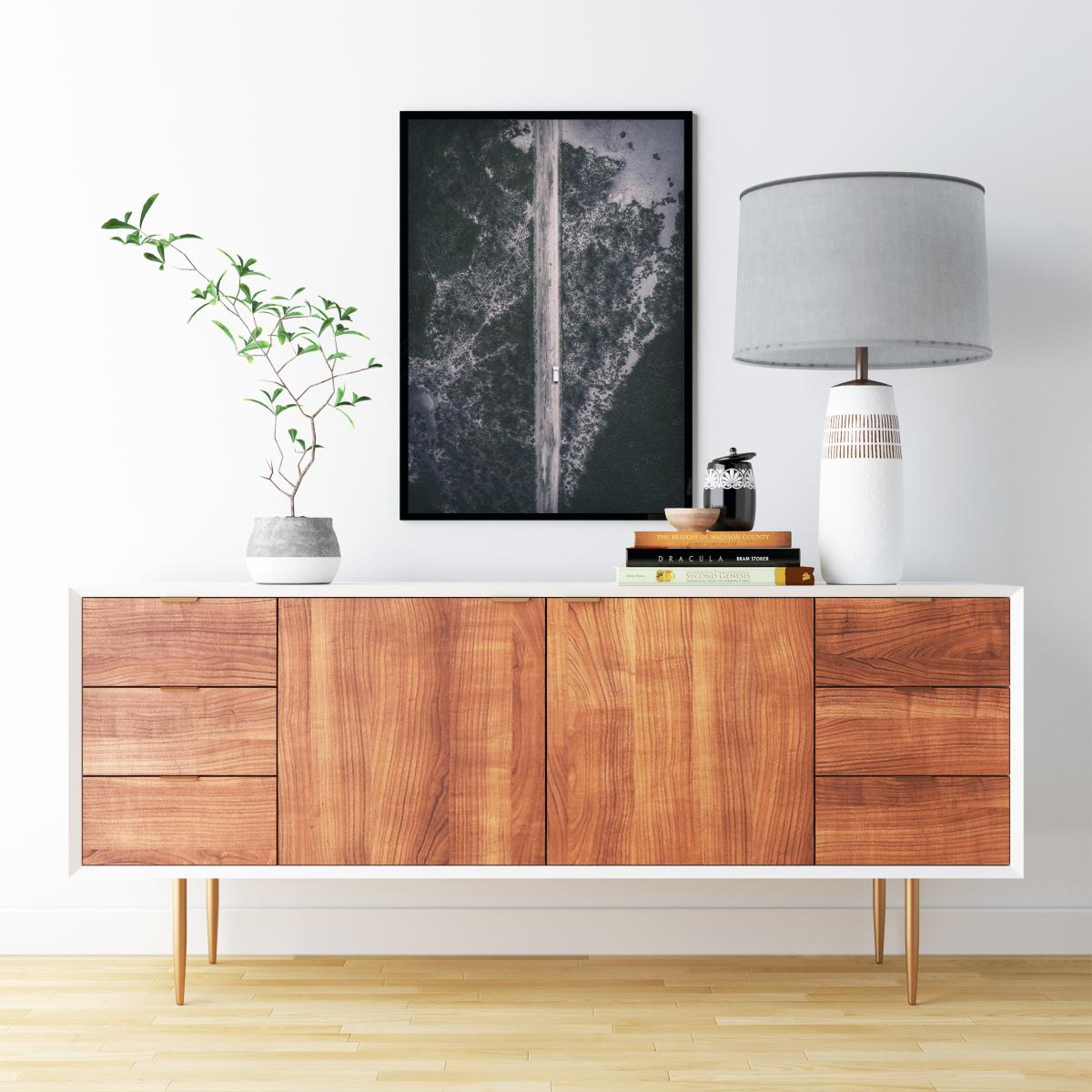 Ramme Black Wood Akrylglass 60x80 cm