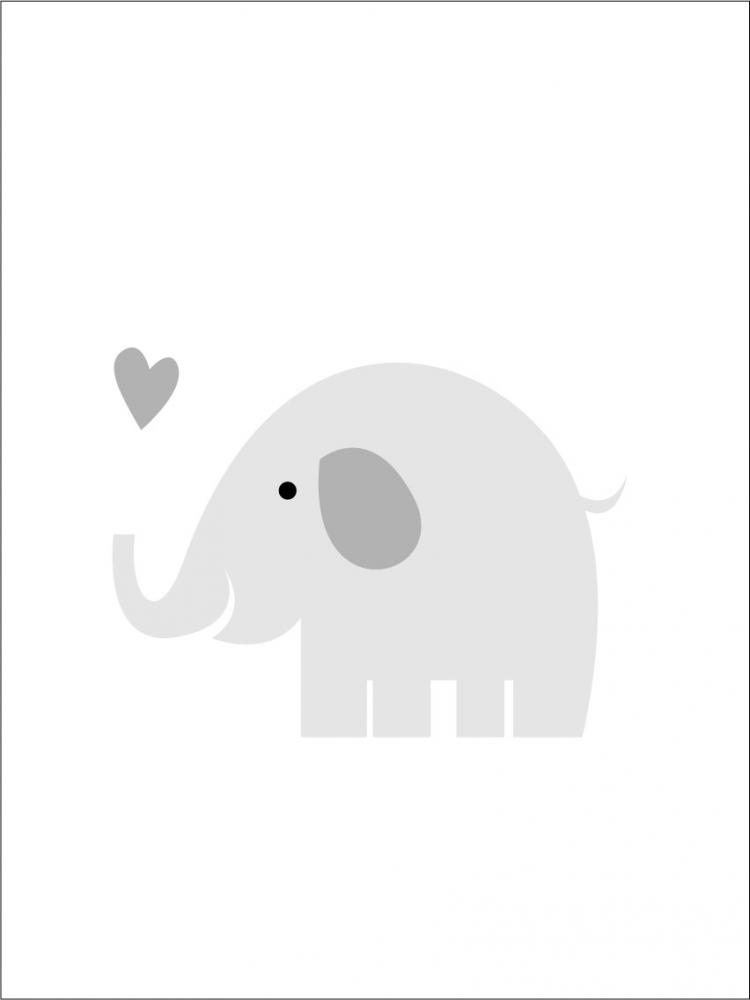 Elefant Solo - Tkegr Plakat
