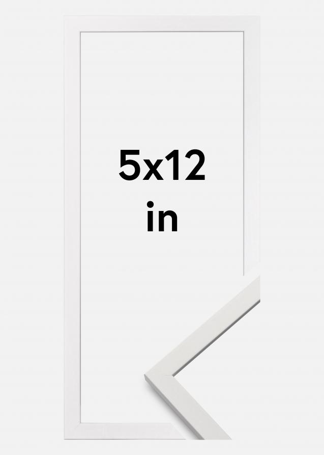 Ramme Edsbyn Akrylglass Hvit 5x12 inches (12,7x30,48 cm)