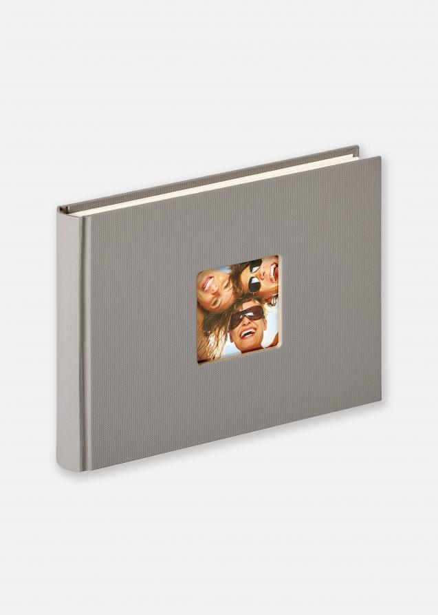 Fun Design Grå - 22x16 cm (40 Hvite sider / 20 ark)